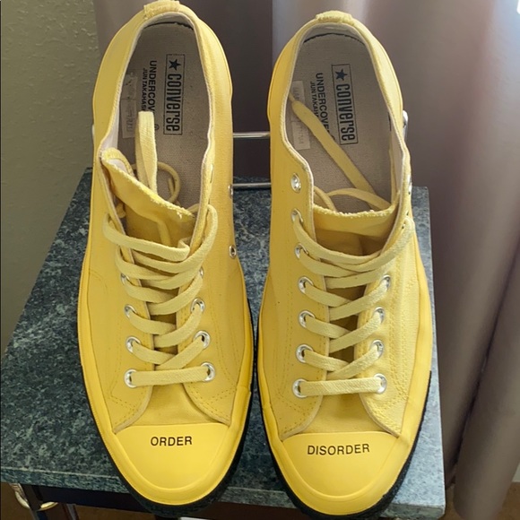 converse undercover yellow